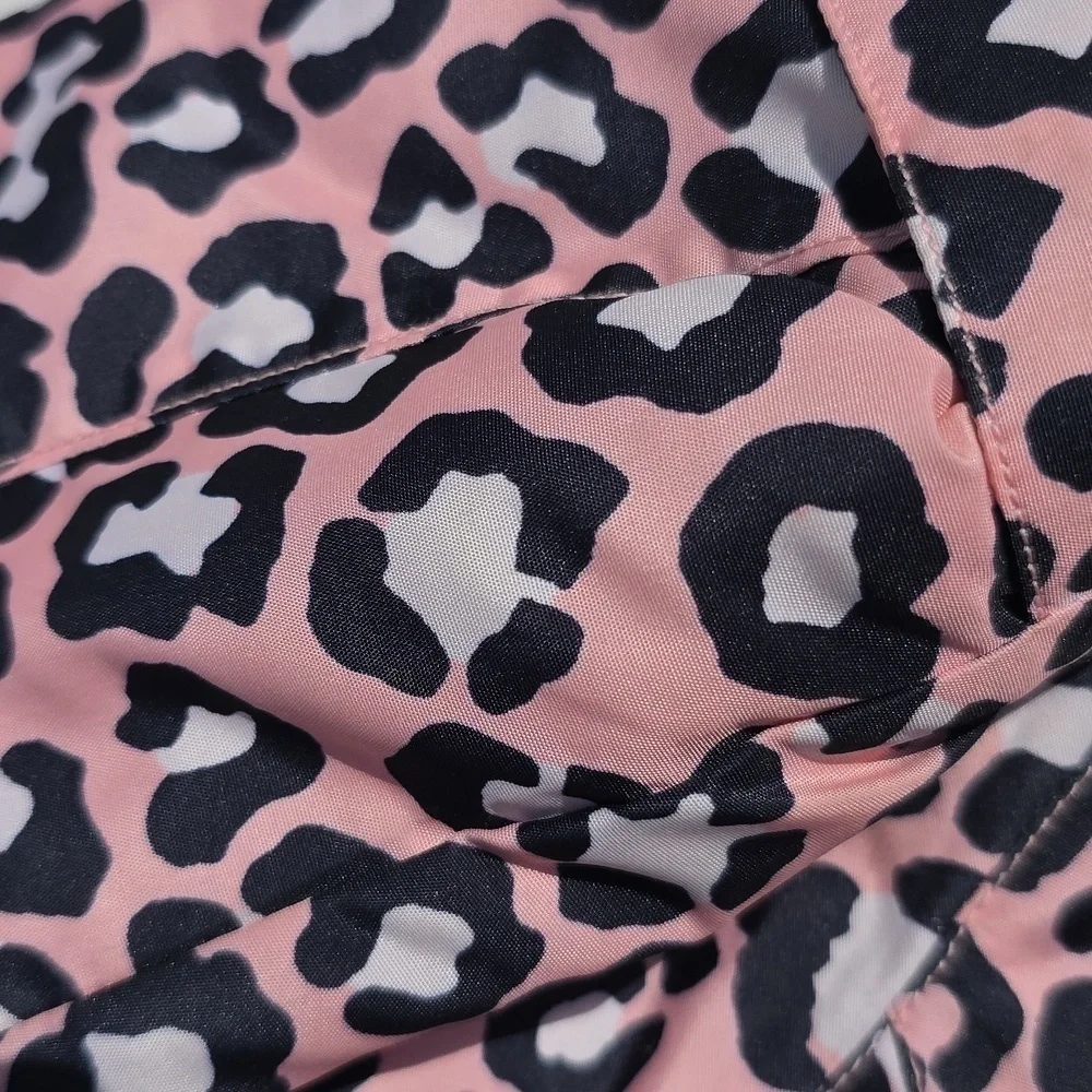 The Childrens Place -Pink Leopard Print Hooded Jacket. Size 2T. NWOT